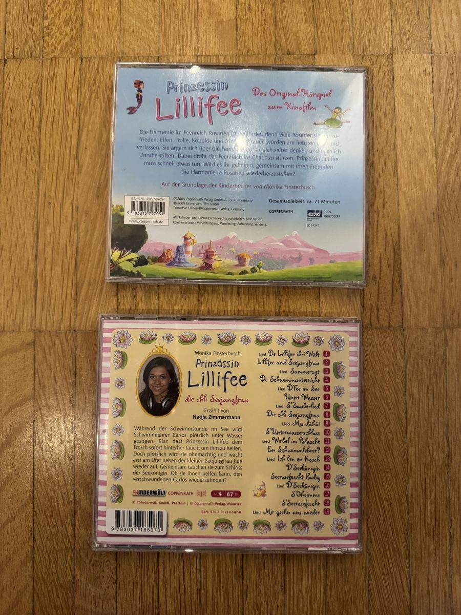 Audiolibri: Prinzessin Lillifee 2 CD's – Usato da Teufen AR venduto da chi_h55m 1