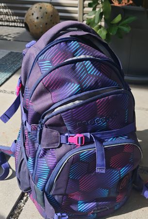 Kinder Schul-Rucksack Lila