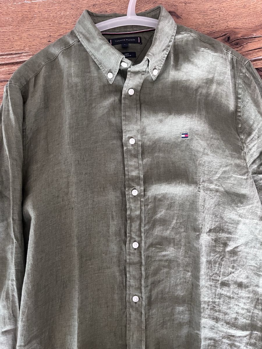 Tommy Hilfiger Chemises: Tommy Hilfiger Leinen Hemd – D'occasion à Chur par Mbadimeischter
