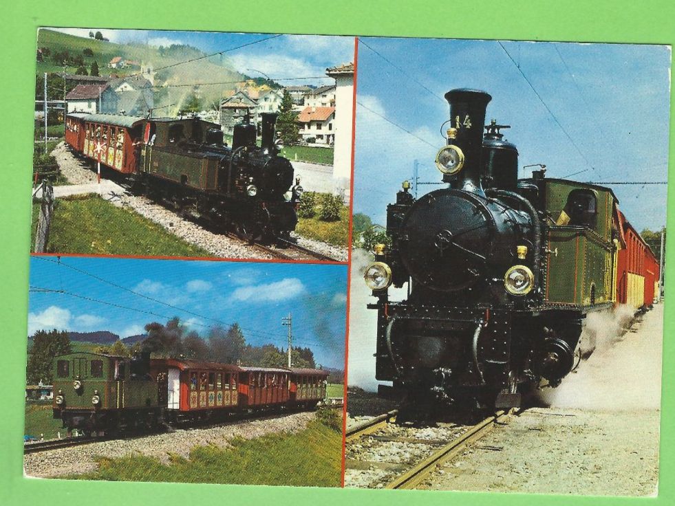 Cartoline postali: Dampfzug Appenzeller Bahn – Usato da Zürich venduto da t24_de