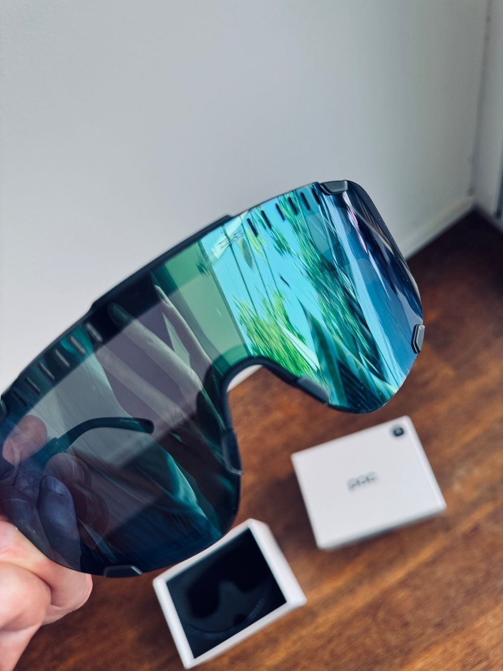 Poc Occhiali & Lenti: POC DEVOUR SPORTBRILLE Uranium Black Translucent Grey/Green – Nuovo e nell'imballaggio originale da Ennetbaden venduto da DanielCPH 5