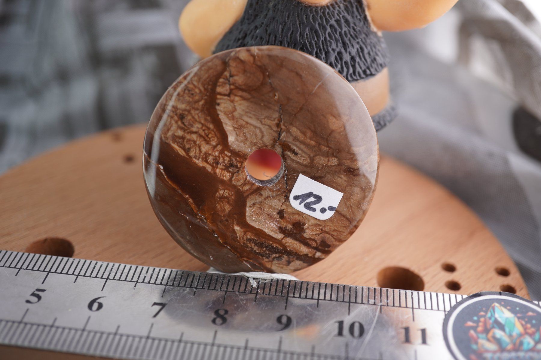 Mineralien & Heilsteine: Landschaft Jasper Pi Scheibe  ca40mm    ab  1.-     Räumung – Neu und originalverpackt aus Eschenbach SG von topstone 4
