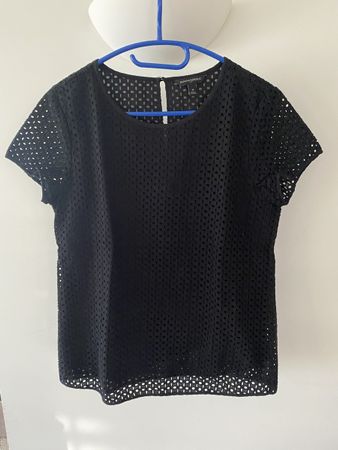BANANA REPUBLIC Blouse/Oberteil- Gr.M –100% Cotton-schwarz