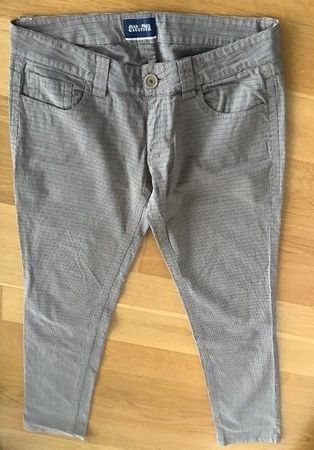 Jean Paul Gaultier Hosen kariert u. ecru