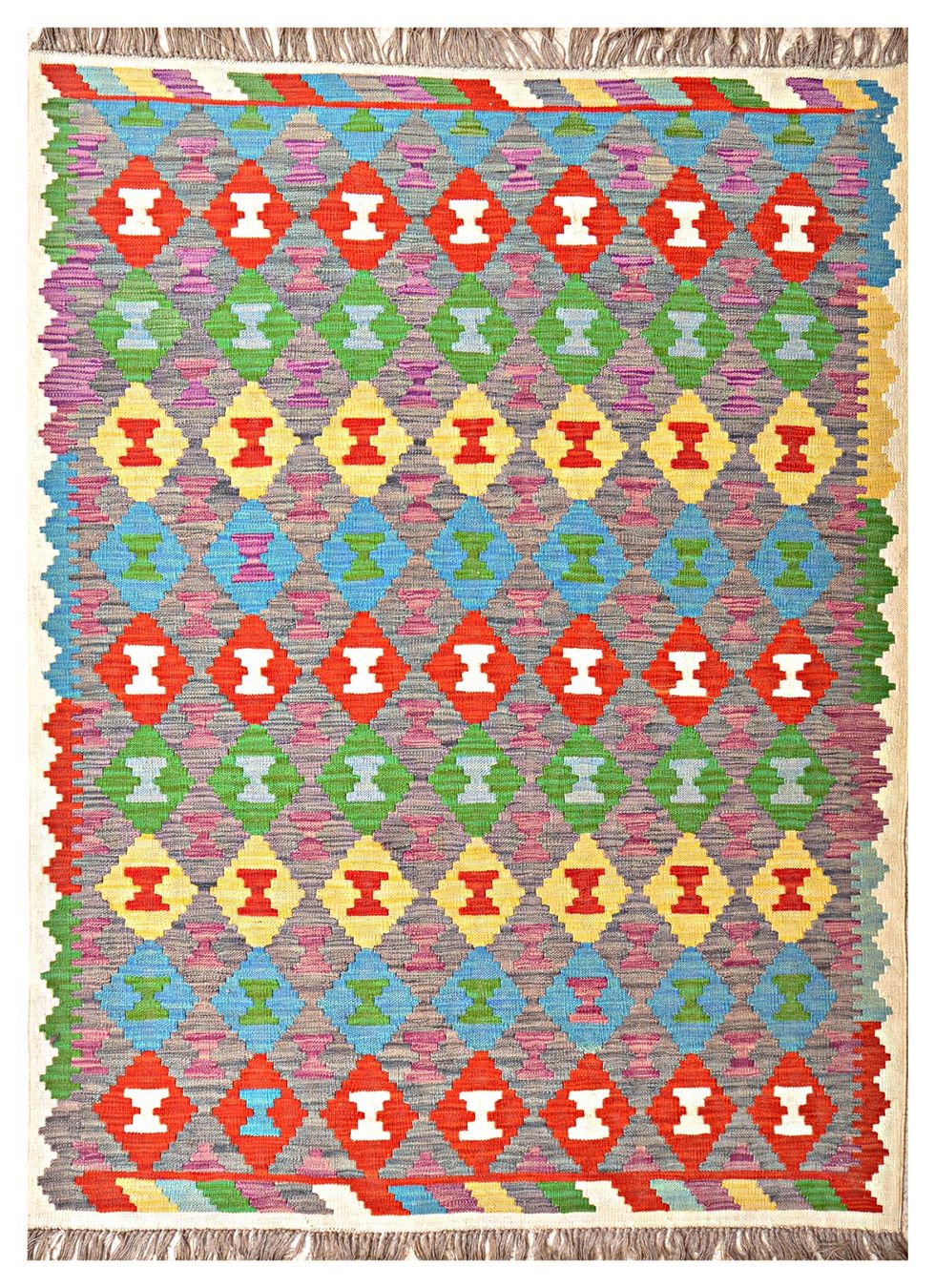 Kelim Tappeti: Oriente Afghan Kelim  Teppich 170x240 Cm – Nuovo e nell'imballaggio originale da Lahore venduto da Fairways79 5