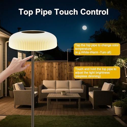 Lampade: Solar Stehlampe Outdoor USB C aufladbar – Nuovo e nell'imballaggio originale da Hundwil venduto da Stallone5 5