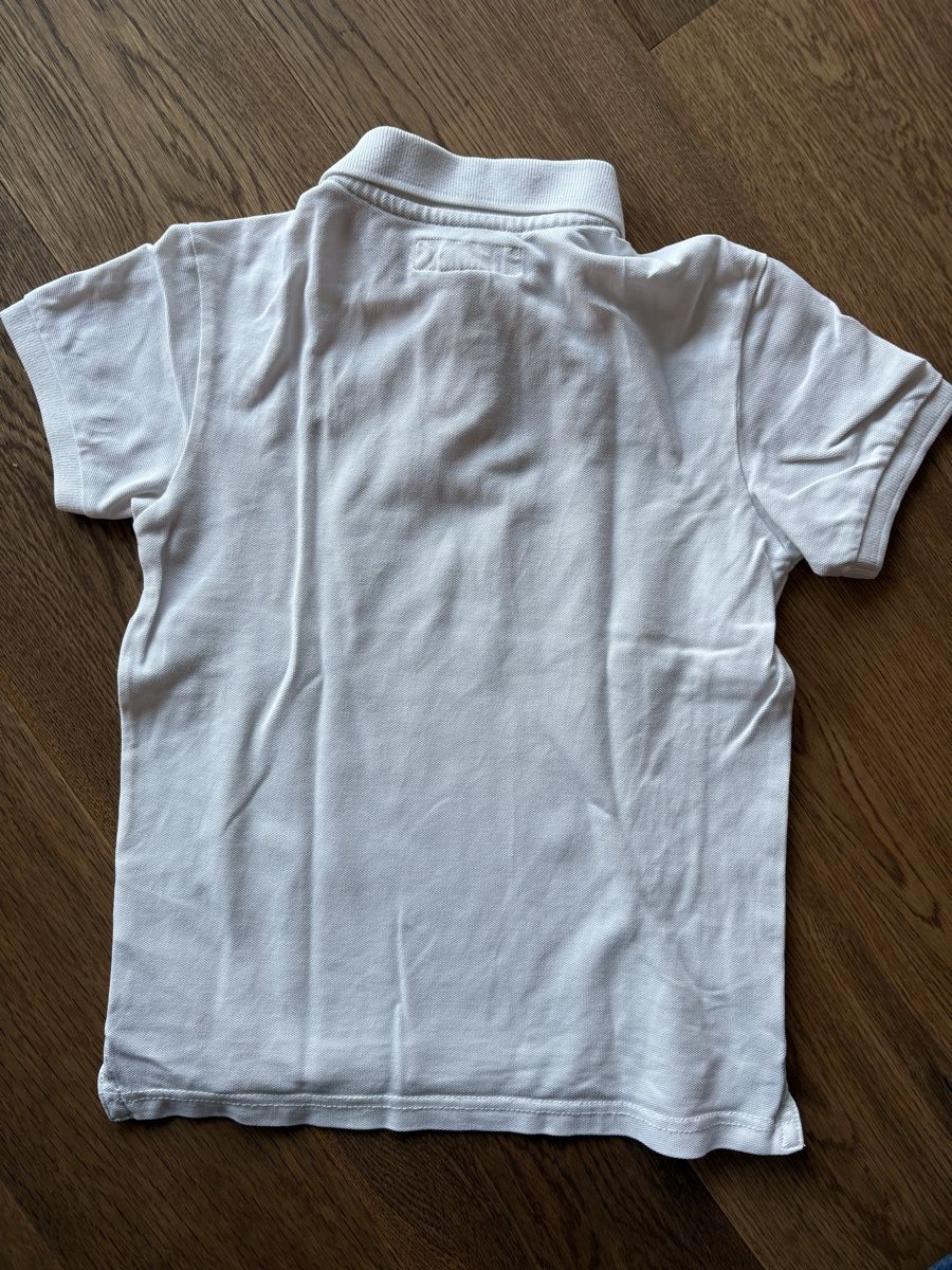 H&M Hemden, T-Shirts & Polos: H&M Poloshirt, Gr. 122/128, Weiss – Gebraucht aus Horgen von Rafnaf 2