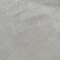Designer Baumwolle gewoben 1.5x1.4m weiss Muster
