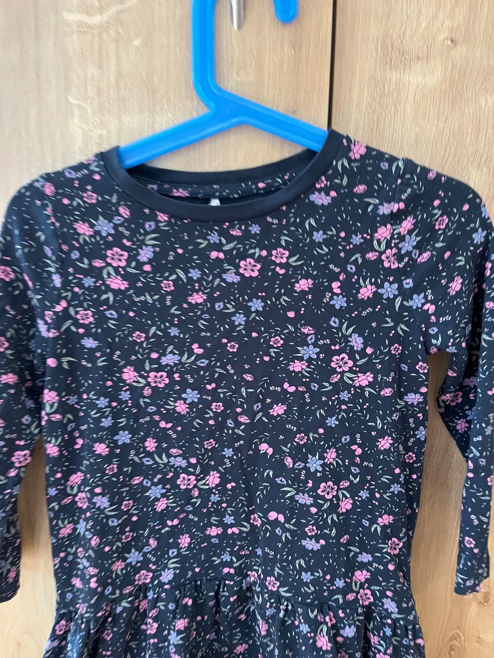Vestiti & Gonne: geblümtes Langarmkleid, Größe 104 – Usato da Umiken venduto da deb_57xk 2