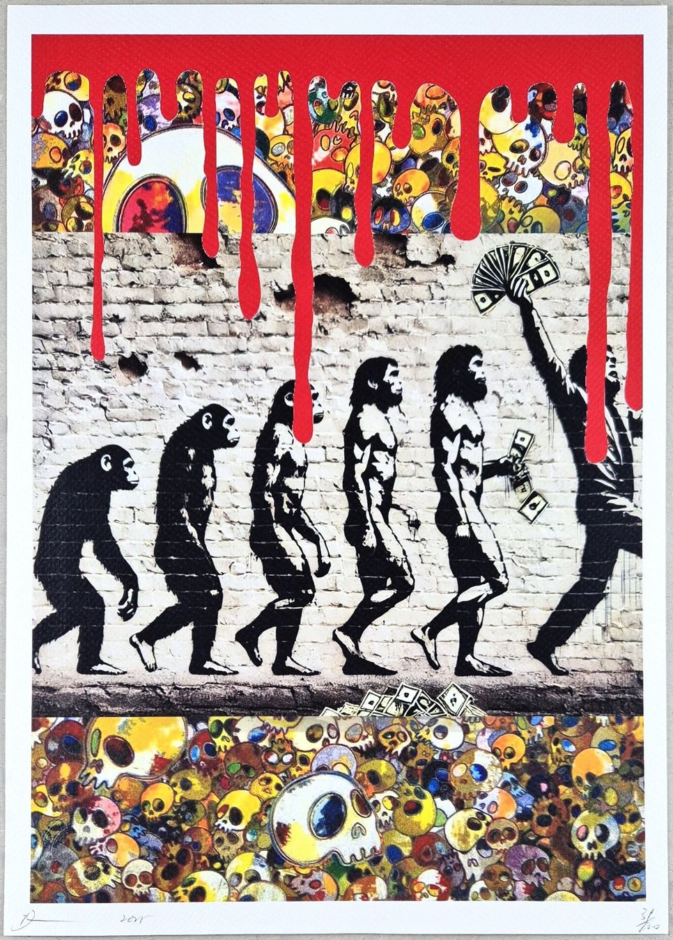 Grafica & Litografie: Death NYC Ltd Ed Pop Art Druck " Evolution Banksy Style – Nuovo (secondo la descrizione) da Aesch BL venduto da Arts-Trader