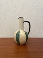 Schöne 50er Jahre Keramik Vase vintage Keramikkrug gestreift
