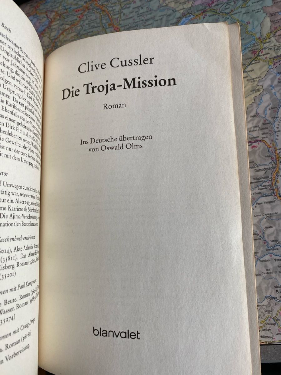 Bücher: Die Troja-Mission Clive Cussler  – Gebraucht aus Büsserach von Gimenez77 2
