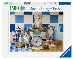 Ravensburger 1500 Teile Puzzle Kätzchen in der Küche