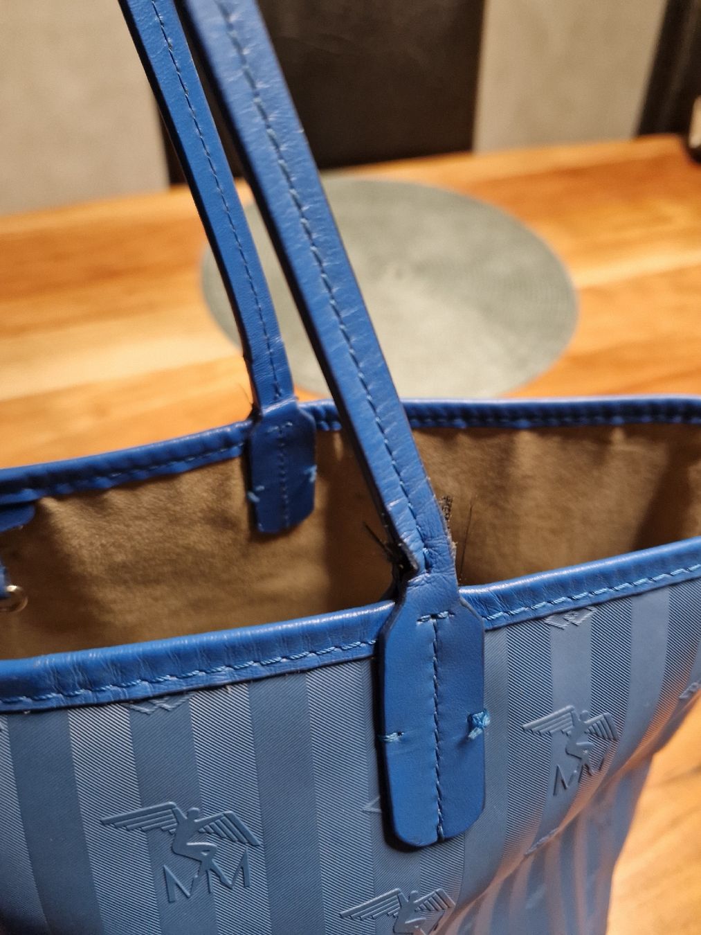 Maison Mollerus Taschen für Damen: Mollerus Shopper blau / Silber – Gebraucht aus Wallisellen von misnenes 6