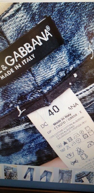 Dolce & Gabbana Jeans: Luxus: Dolce & Gabbana blaue Leo Jeans – Gebraucht aus Kreuzlingen von shopaholicatheart_3 8