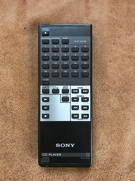 Telecomandi: Sony RM-D290 CD Player Remote Control – Usato da Weinfelden venduto da phi_7j97