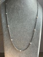 Elegante Halskette mit Perlen klassisch (60cm)