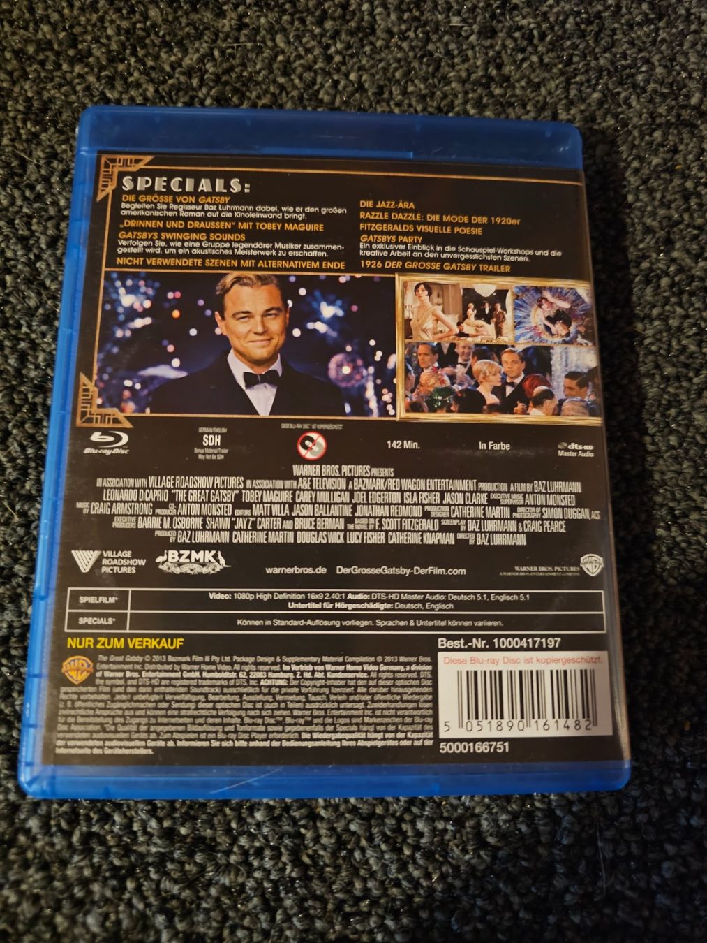 Tutti i DVDs: Gatsby-Blu-ray – Usato da Ruswil venduto da jan_bxl5 1