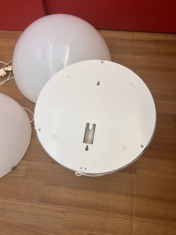 Lampade: Halbkugelleuchten weiss innen – Usato da Saas im Prättigau venduto da cla_289l 2