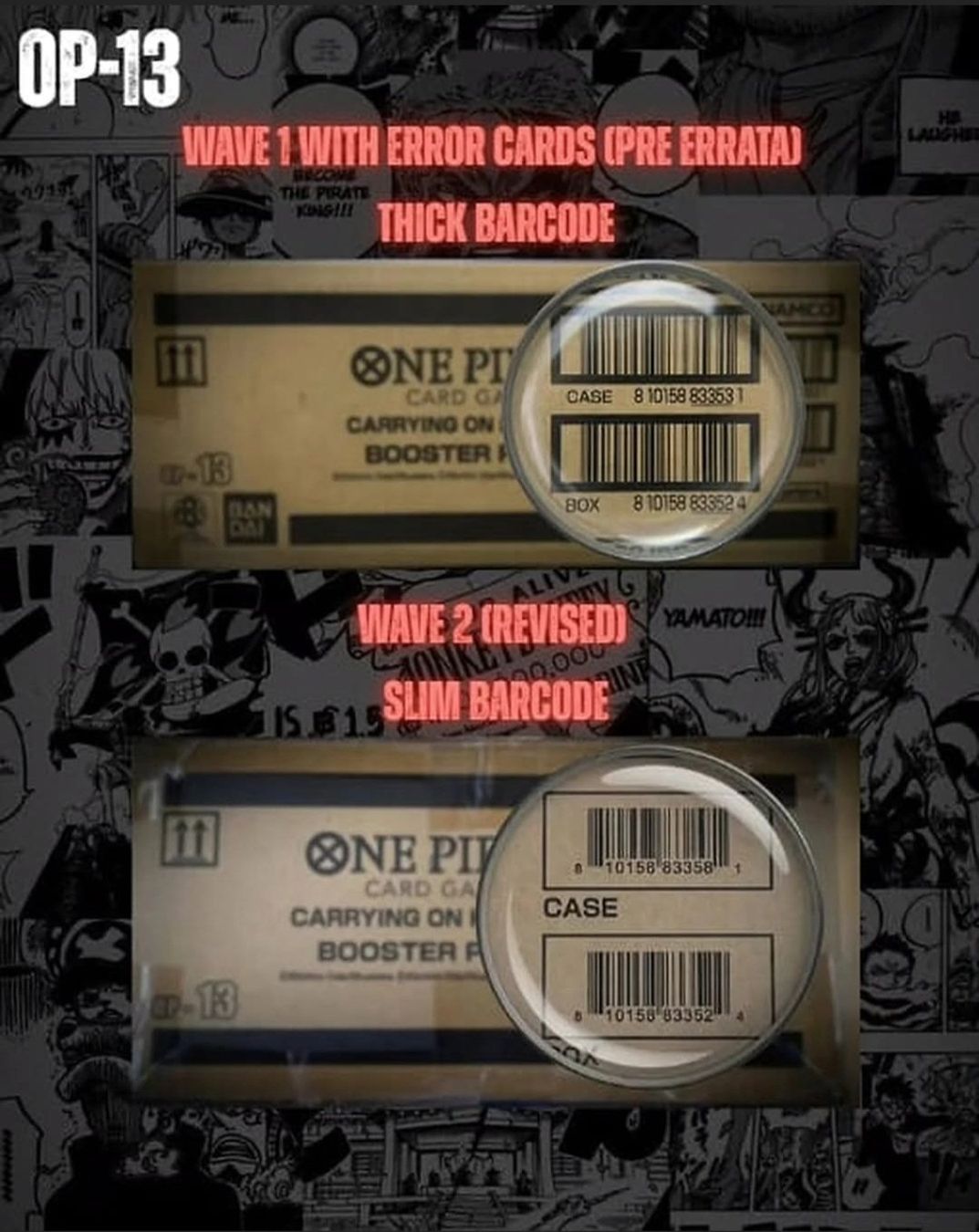 Bandai Carte collezionabili: One Piece - OP13 sealed Case Englisch 1st Wave – Nuovo e nell'imballaggio originale da Bern venduto da HotOden