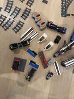 Lego Züge inkl. vielen Zugschienen