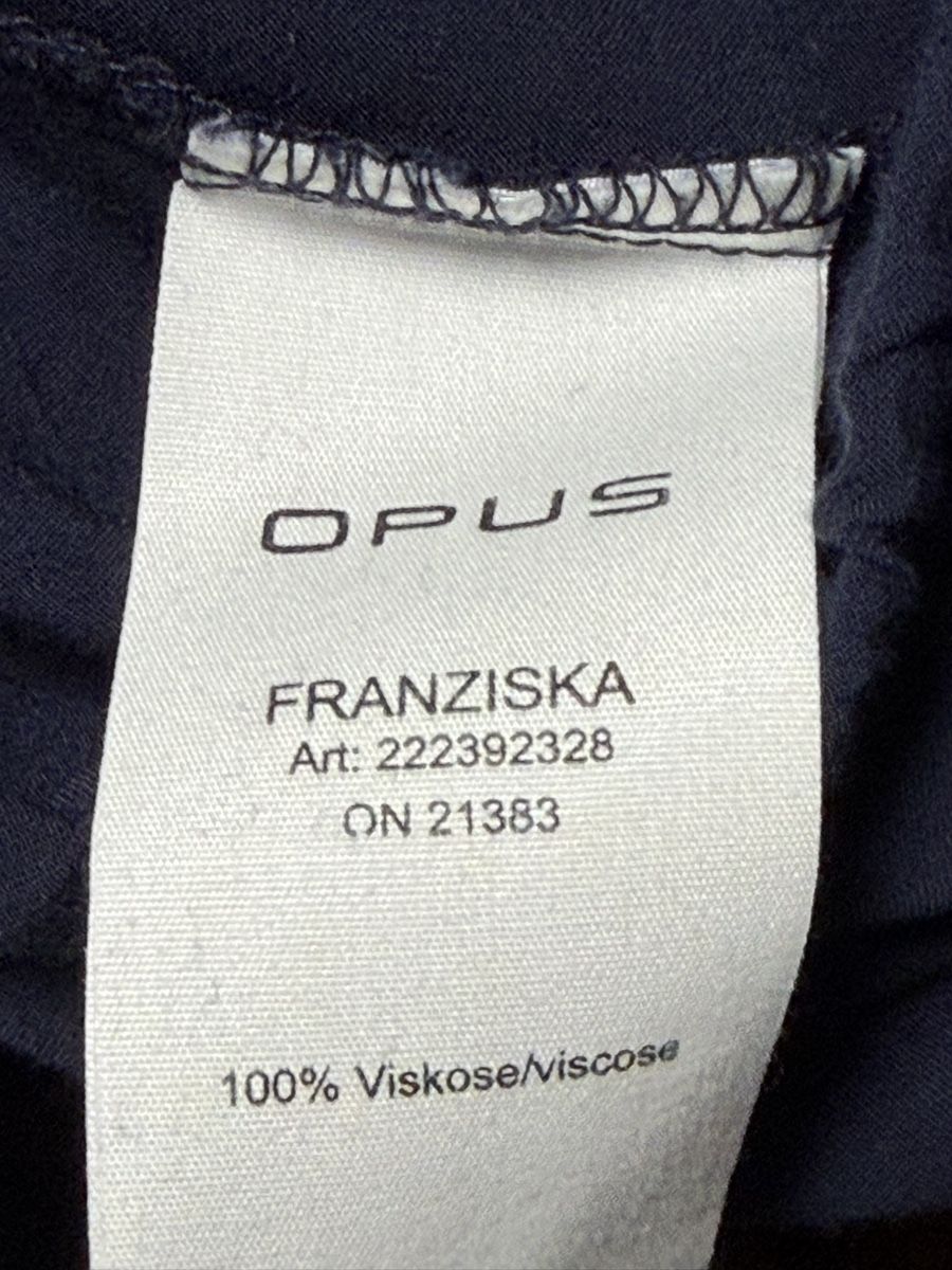 Opus Camicette: Opus Bluse Franziska dunkelblau – Usato da Münchenbuchsee venduto da dumle 3
