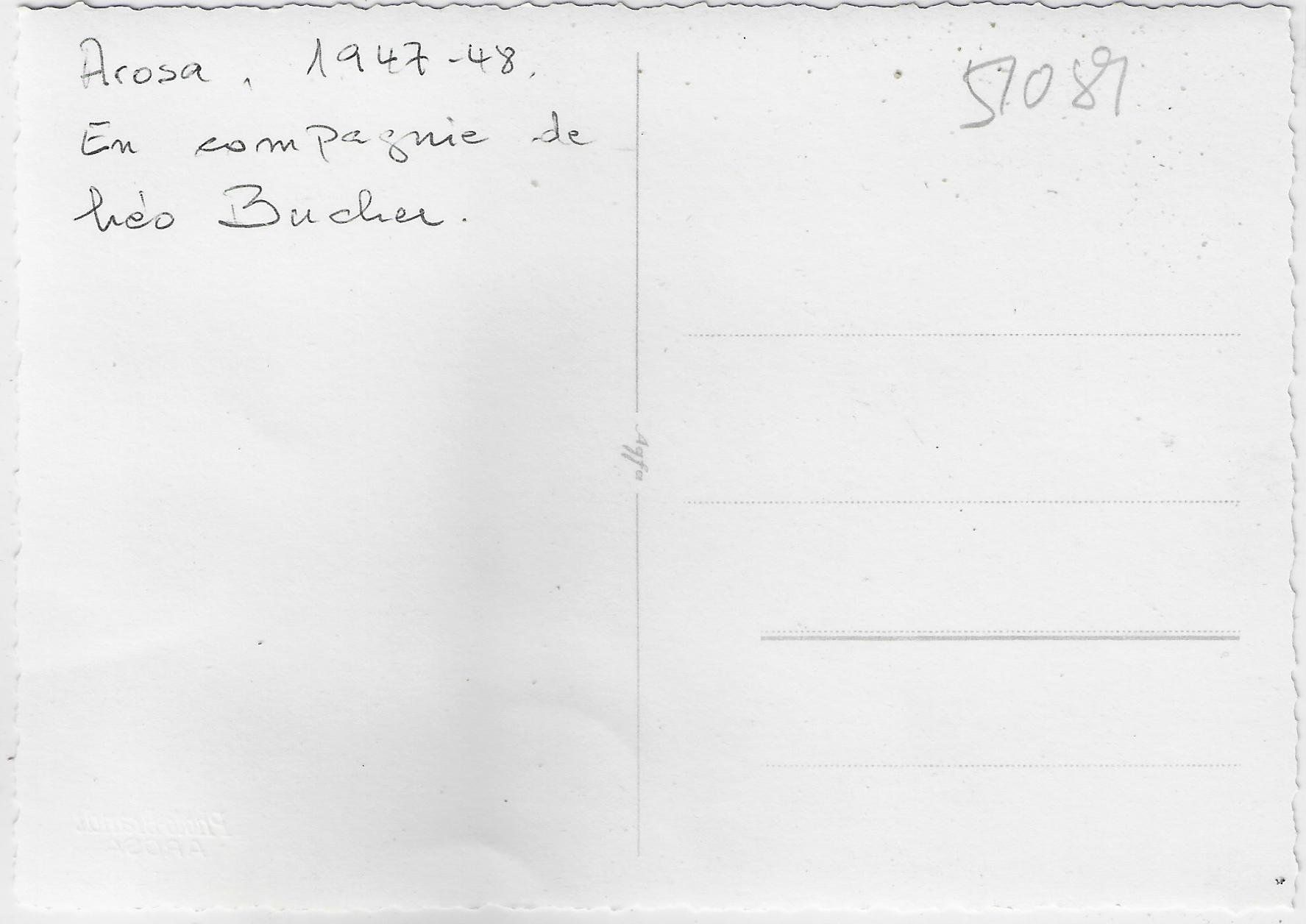 Cartes postales: Arosa - Eisstadion 1947/48 – D'occasion à Ettingen par Kartenplanet 1