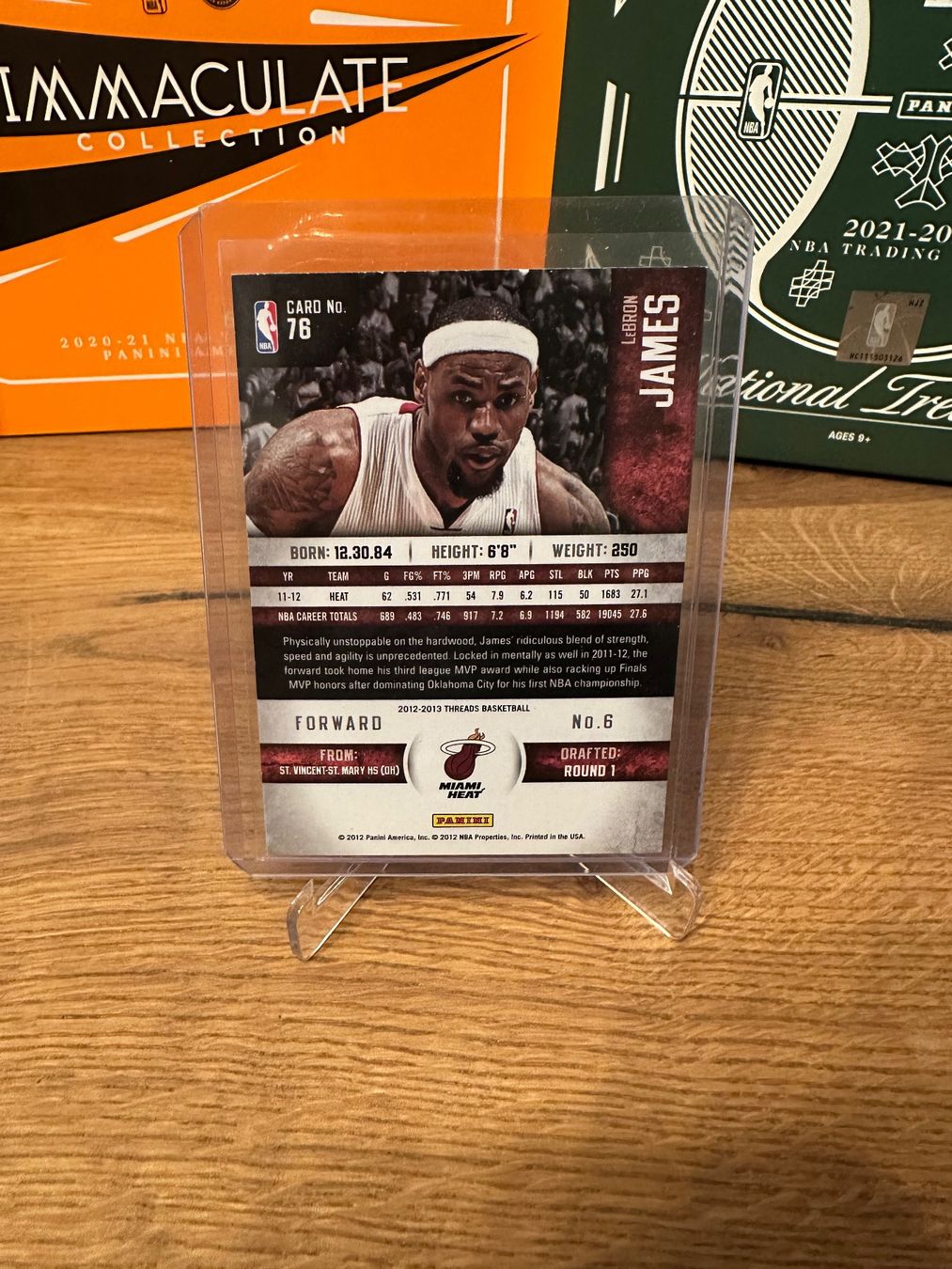 Nba Sammelbilder & Trading cards: LeBron James Threads – Gebraucht aus Vullierens von Gaara04 1