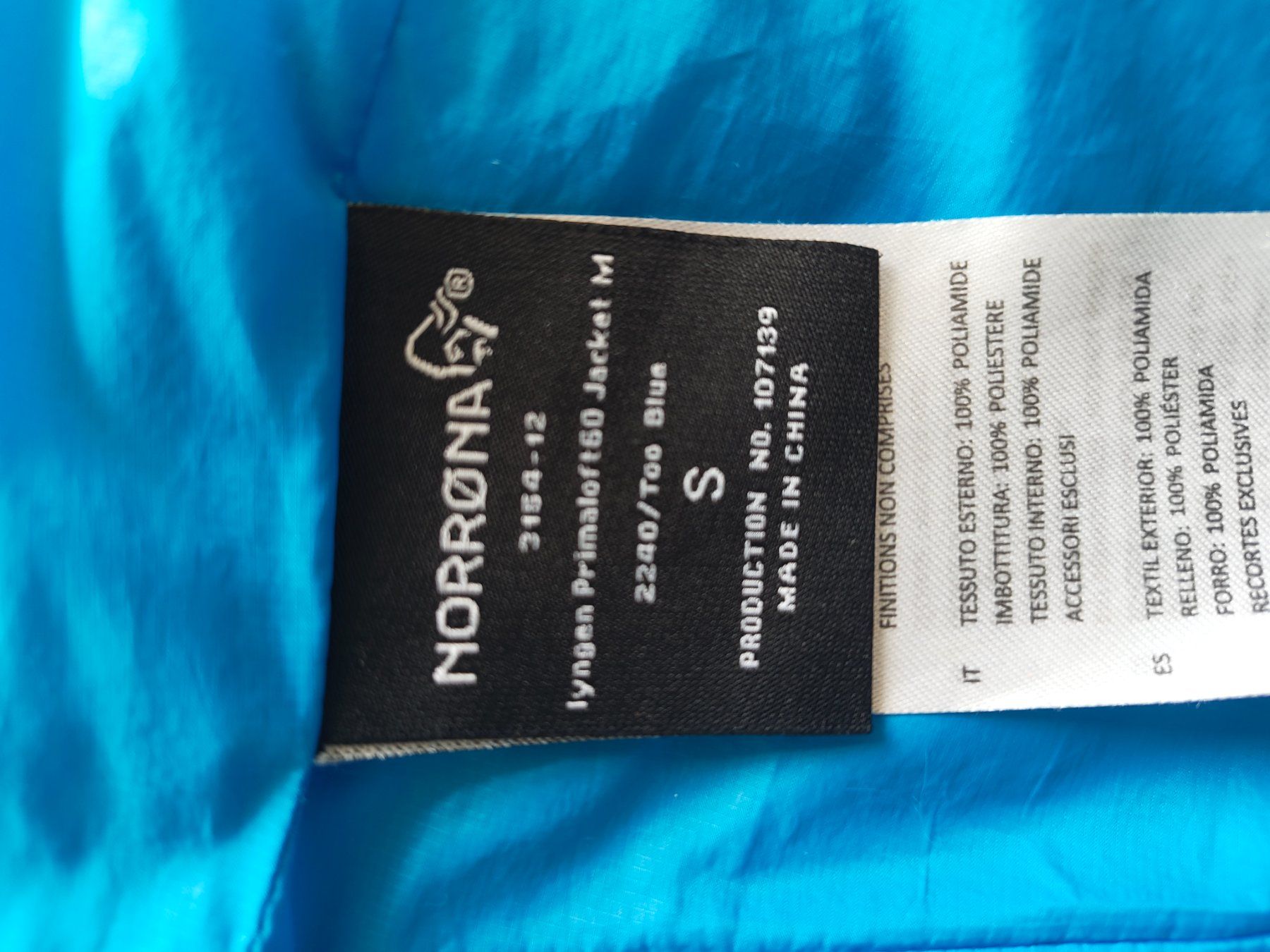 Norrøna Giacche: Norrøna Lyngen Primaloft60 Jacket S – Usato da Thayngen venduto da espanolito255 2