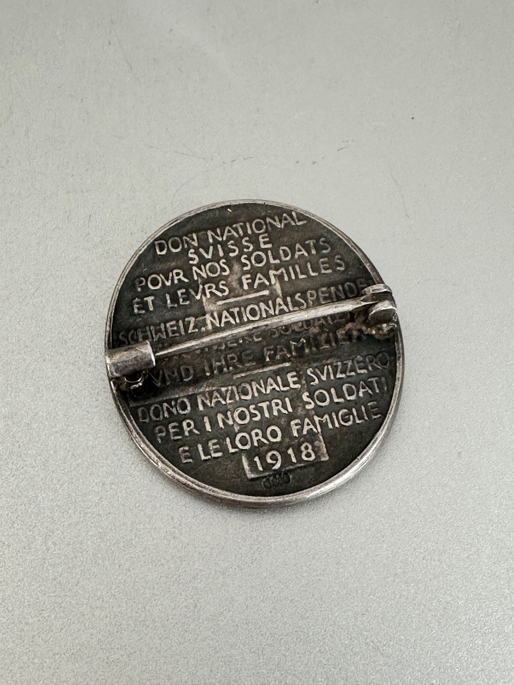 Medaglie: Silber Abzeichen Brosche, 1918 – Usato da Onex venduto da Antiqueshow 1
