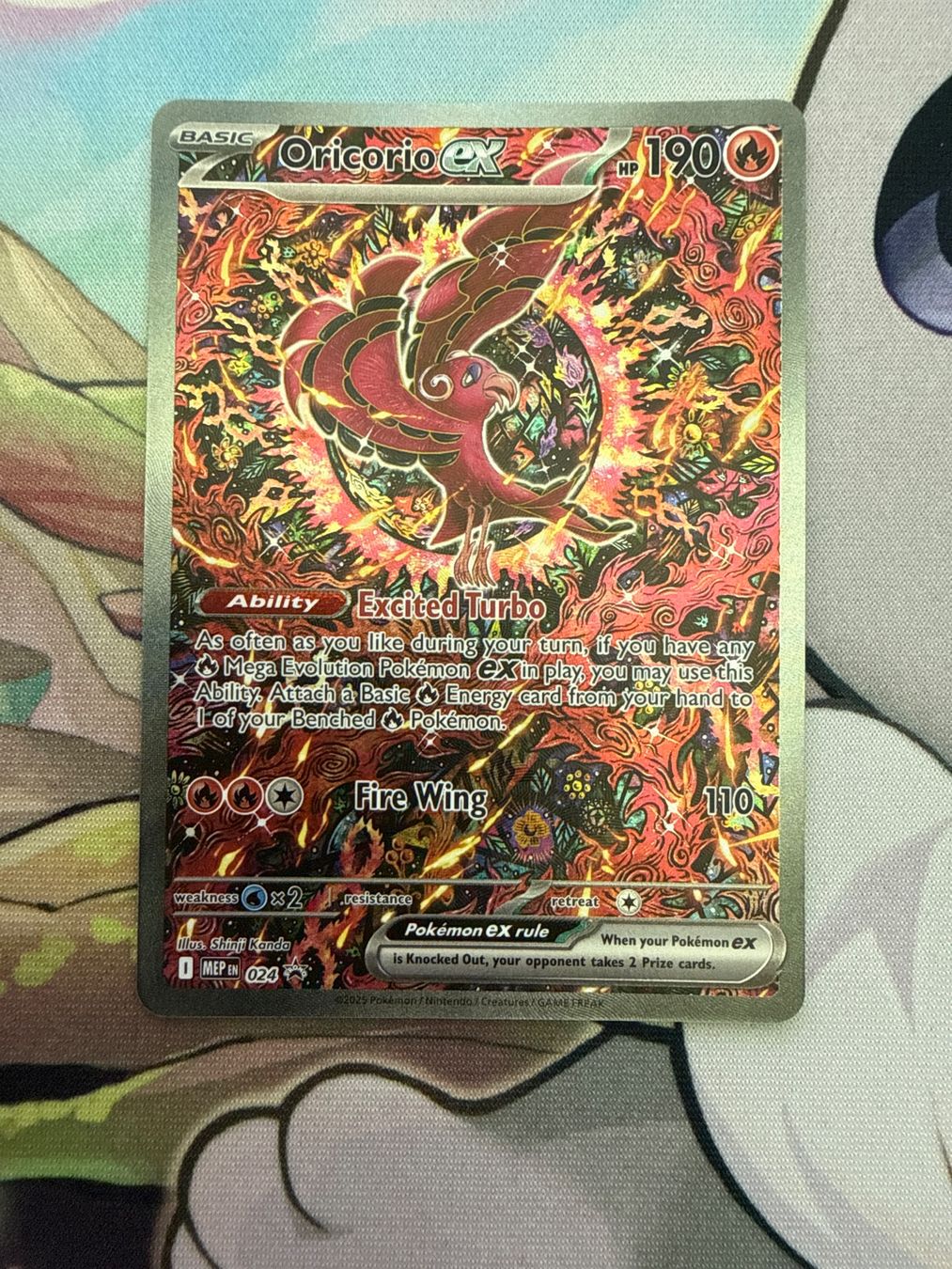 Pokémon Carte collezionabili: Oricorio ex - MEPen 024 – Nuovo (secondo la descrizione) da Adlikon b.Regensdf venduto da olivera24