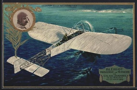 Photos & posters: Blériot traverse la Manche de Calais a  – D'occasion à Berlin par bartko-reher