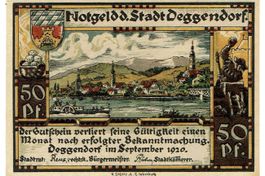 Deggendorf 50 Pfennige 09.1920 VZ Variante 1