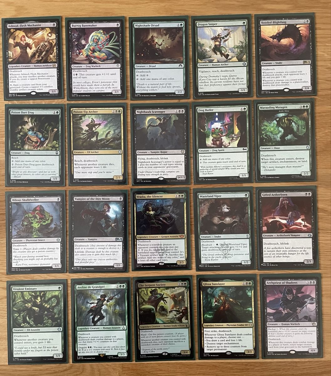 Magic The Gathering Carte collezionabili: MTG Custom Commander Deck: The Serpent Society EN – Nuovo (secondo la descrizione) da Wattenwil venduto da Staldi1985 1