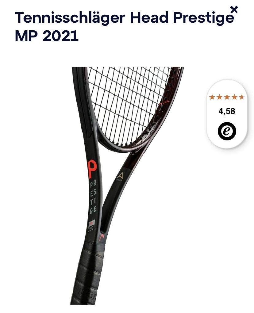 Head Racchette: Tennisschläger HEAD Prestige MP – Usato da Luzern venduto da breil5 1