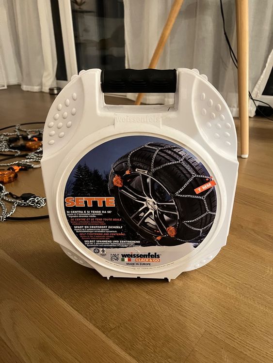 Weissenfels N890 Schneeketten Für SUV & Große Autos - Zugelassen, Felgenschutz, Norm 5117