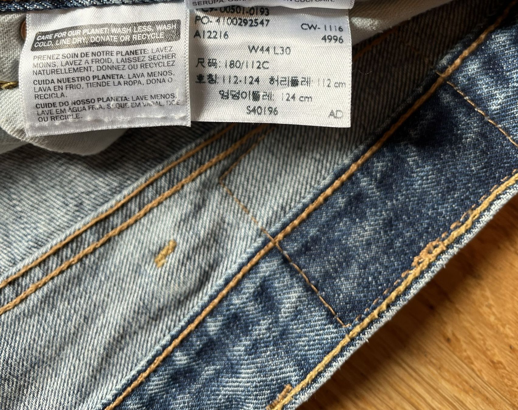 Levi's Jeans: LEVIS 501 W44 L26 – Gebraucht aus Wabern von Leksan2 8