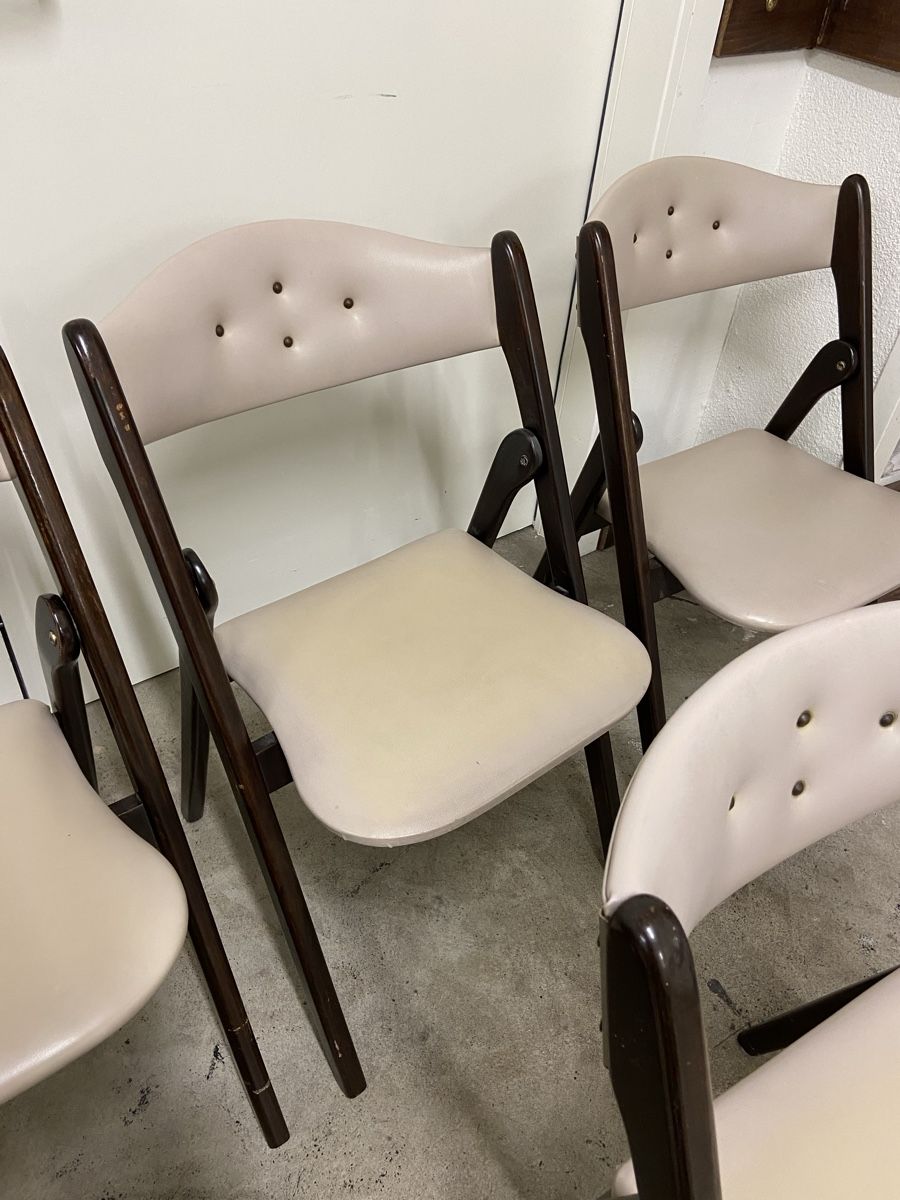Sedie: Vintage Mid-Century Klappstühle 4stk – Usato da Dietikon venduto da brocki-eyra 3