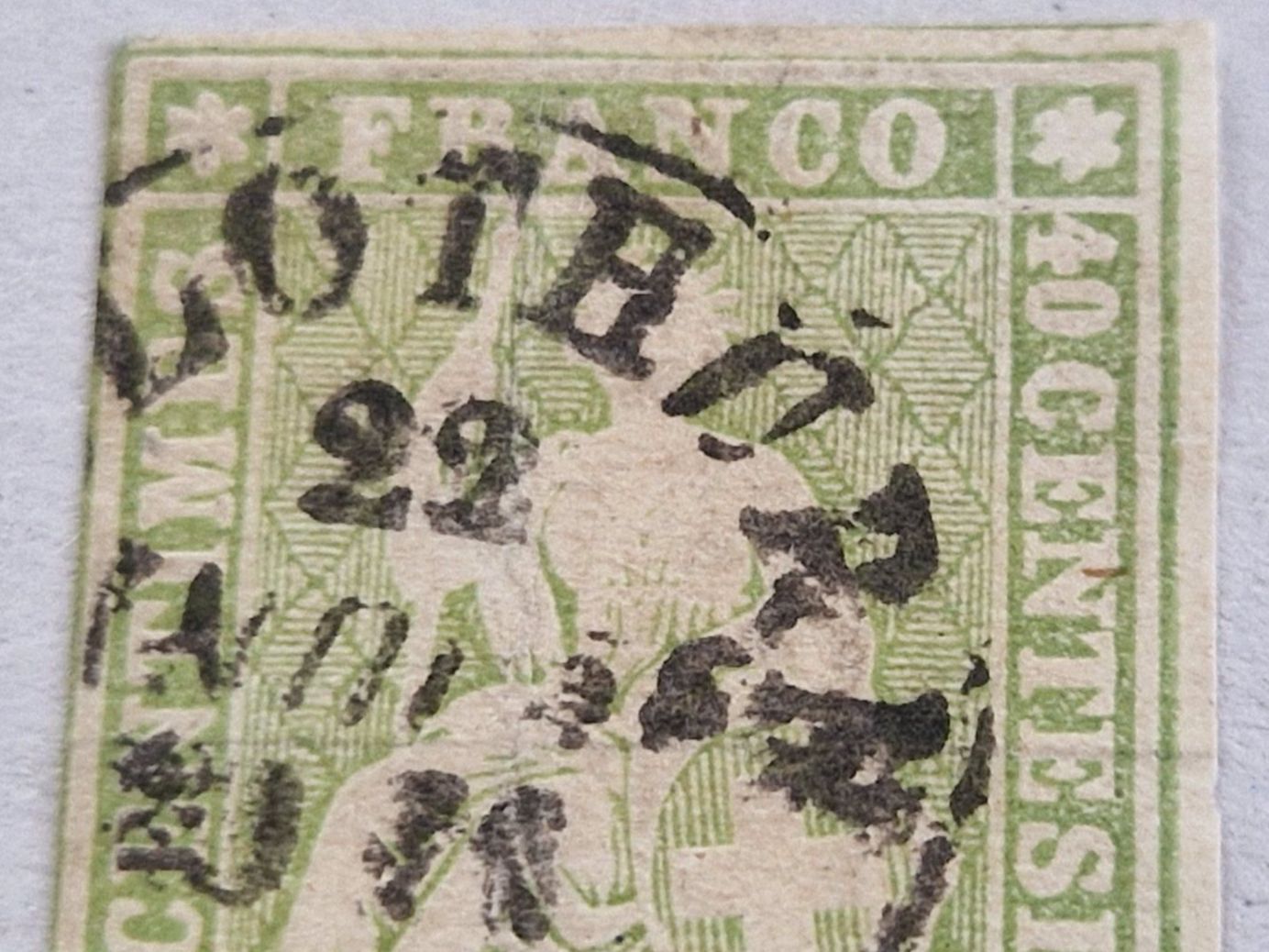 Tutti i francobolli: Strubel 26C, ab 1.- – Usato da Burgdorf venduto da Glossy01 2