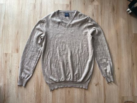 Pull col V Paul Kehl L laine mérinos  extrafin Made in Italy
