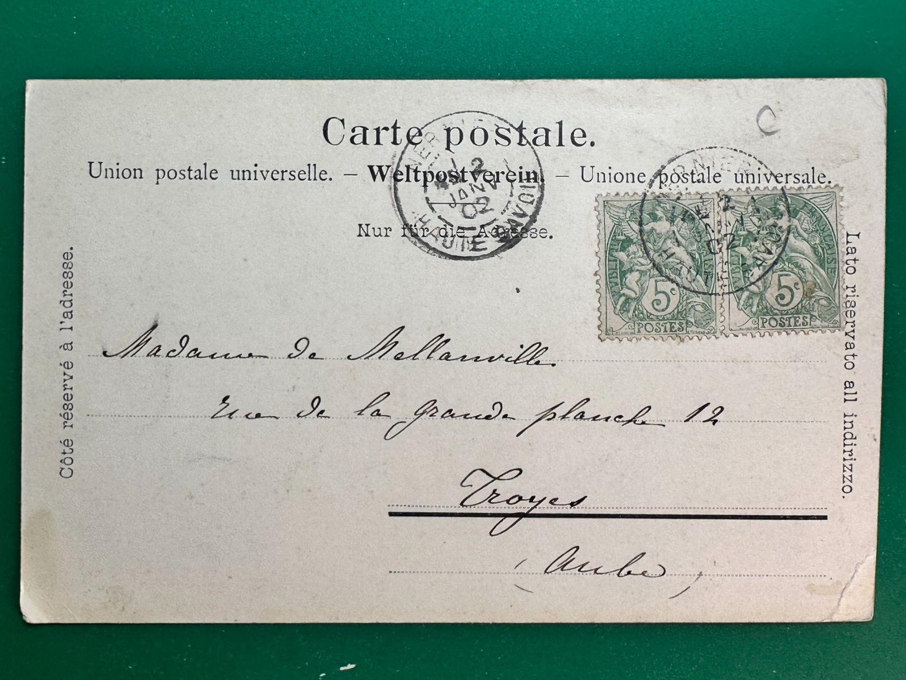 Cartes postales: Barque du Léman - 1902 – D'occasion à Steg VS par danwer74 1