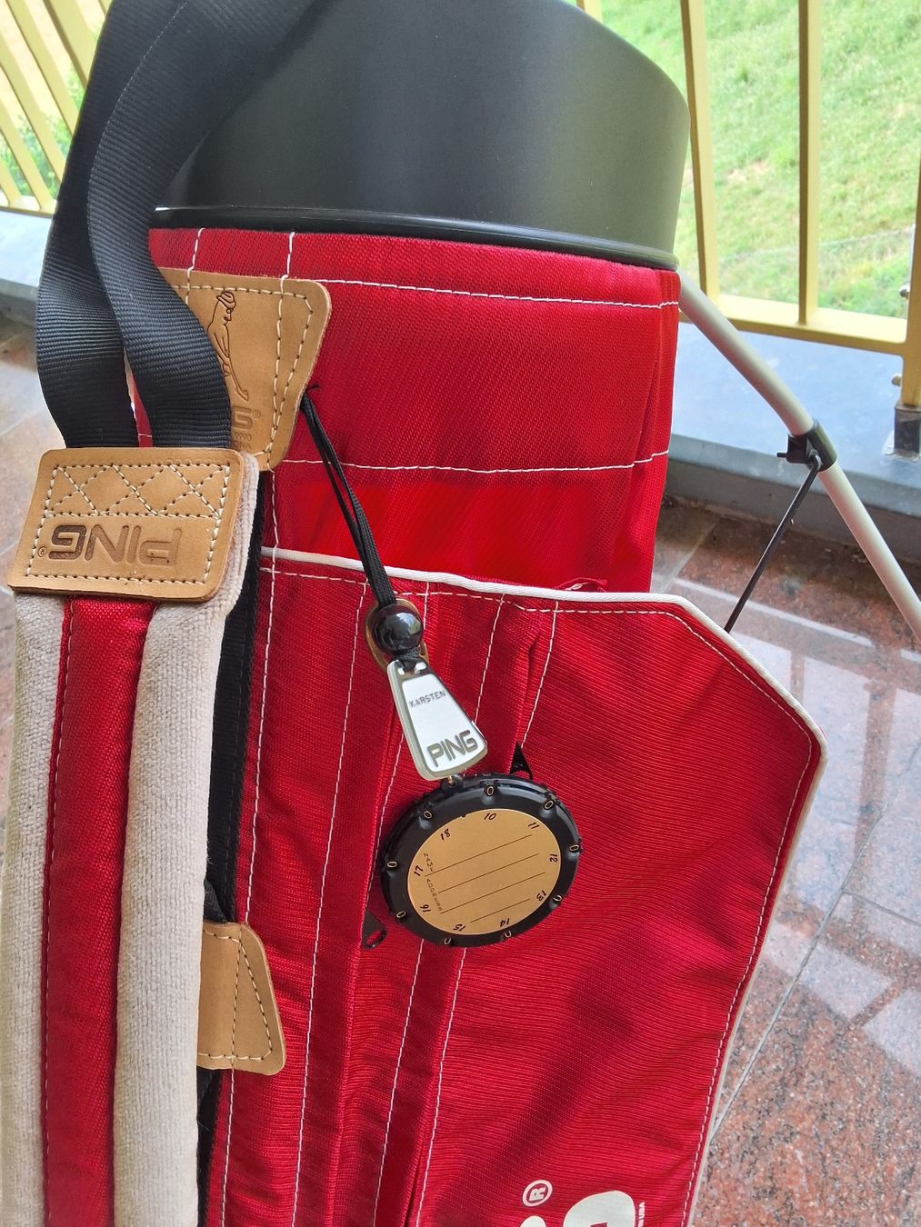 Borse: Golf Bag PING Rot Standtasche gut erhalten – Usato da Auw venduto da Hagnau 4
