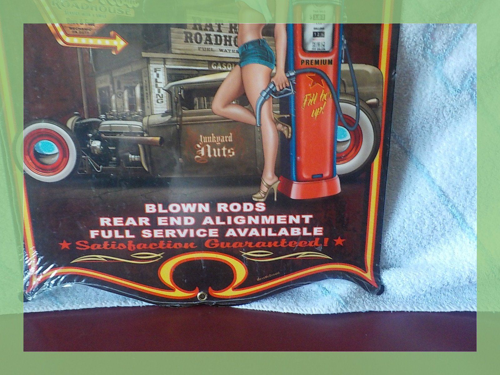 Schilder: Blechschild  Rod Diner USA Auto Garage – Neu und originalverpackt aus Bülach von Freieck 2