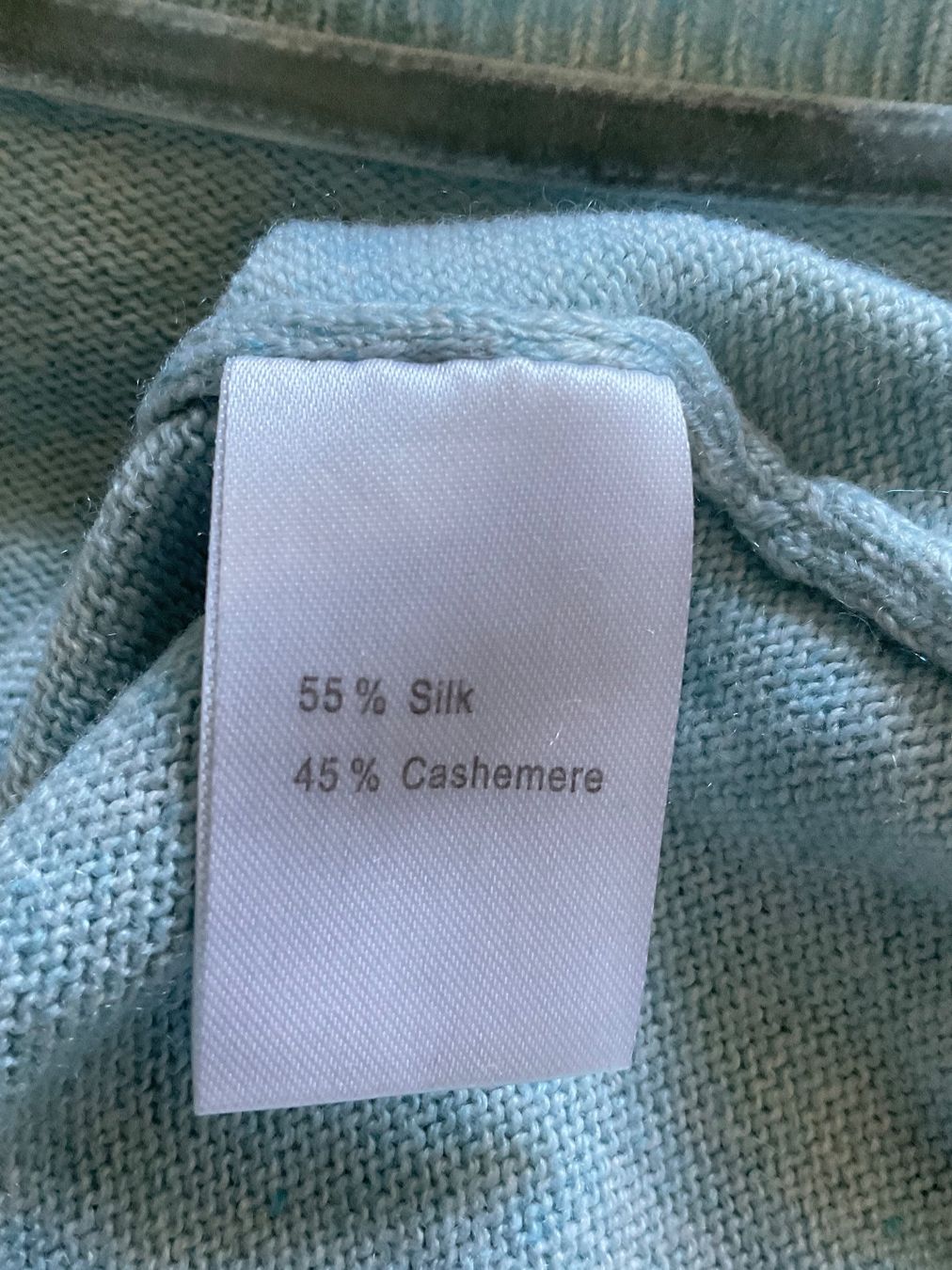 Maglioni & Felpe: 55% Seide 45% Kaschmir Pullover Gr S hellblau – Usato da Urdorf venduto da alda02 6