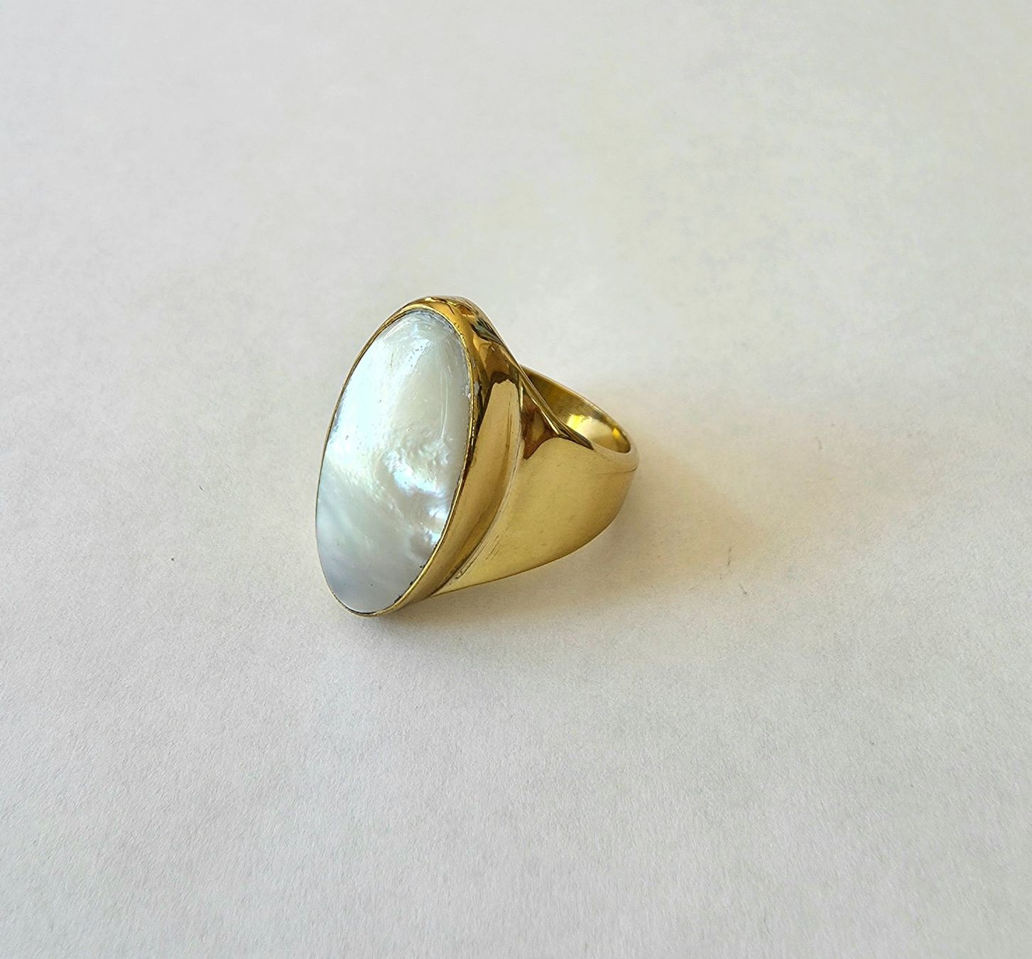 Bagues: Designer Bronz Ring mit Perlmutt - Neu – Neuf avec emballage d'origine à Uetikon am See par Springdream 4