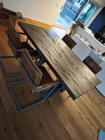 Massivholz Designer Esstisch