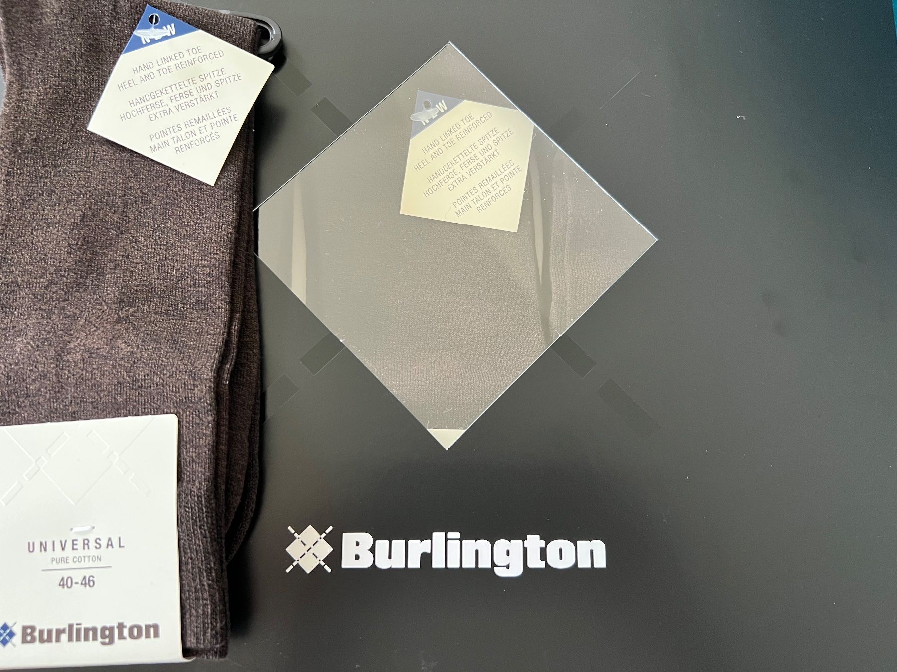 Burlington Socken: Socken Burlington/10 Paar, Baumwolle, braun – Neu und originalverpackt aus Zumikon von DamenFashionShop