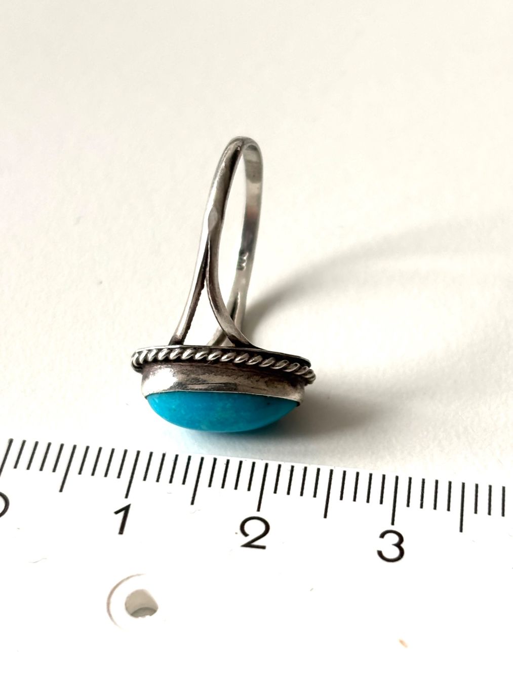 Ringe: Ring Silber 800 mit natürlichem Türkis – Gebraucht aus Stein AR von EvaL056 4