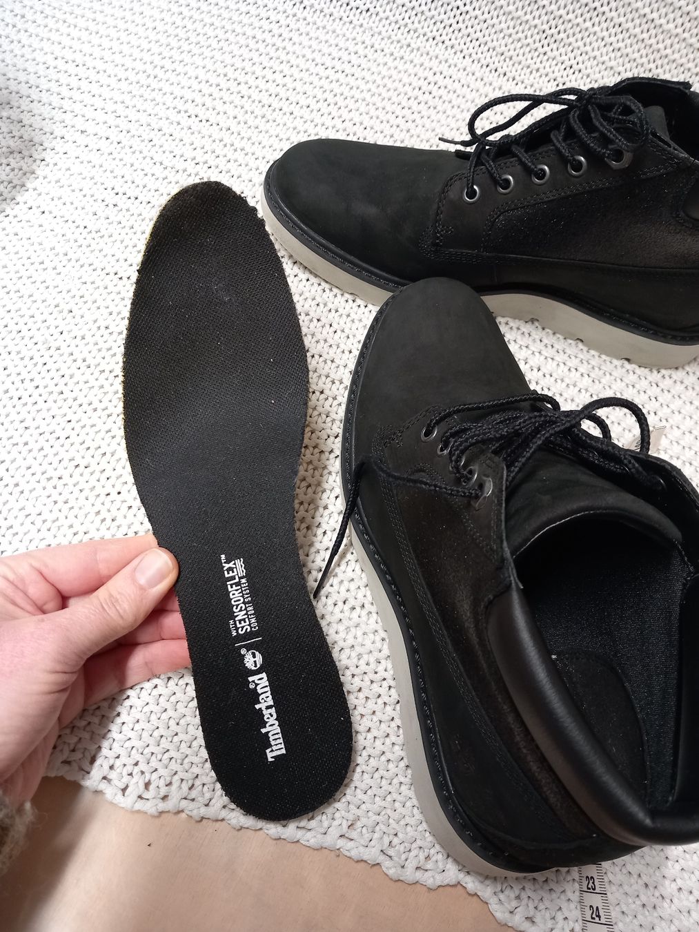 Timberland Scarpe da donna: Timberland Schnürschuhe Gr. 38 Sensorflex-Sohle, schwarz – Usato da Merligen venduto da muss_haben 6
