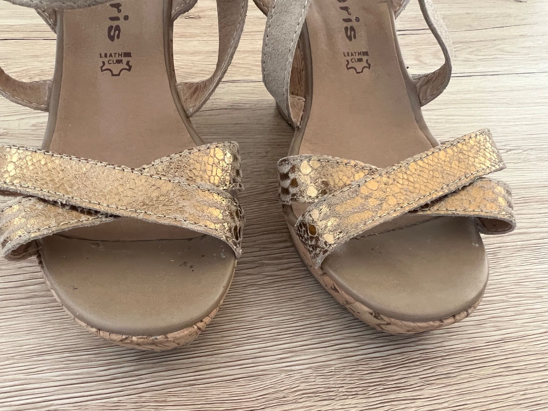 Tamaris Scarpe da donna: Sandales Tamaris cuir – Usato da La Chaux-de-Fonds venduto da GabrielaKlein 1